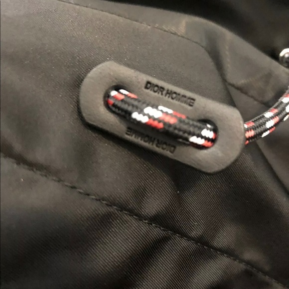 Dior Homme Drawstring Parker Coat in Black 50/L - Picture 8 of 10